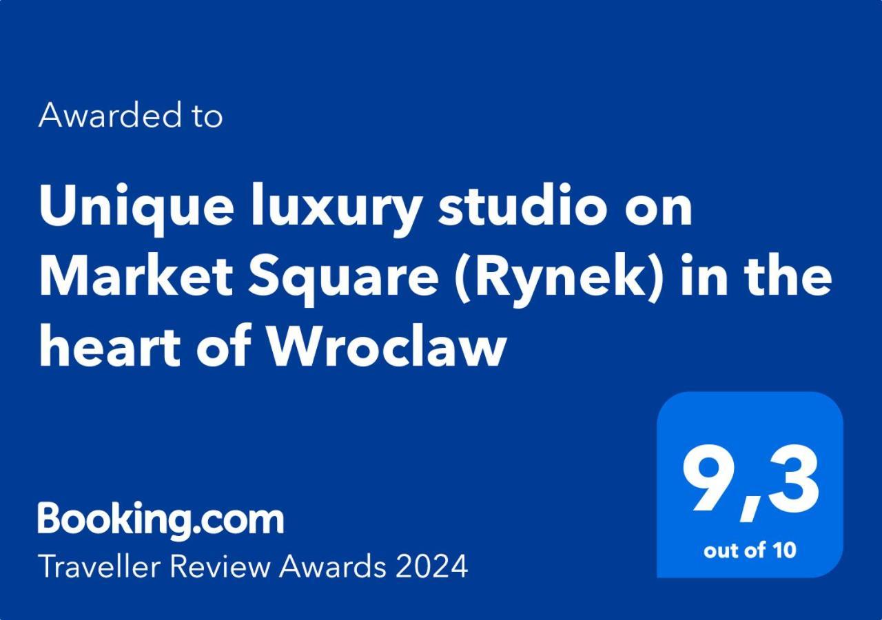 Unique Luxury Studio On Market Square Apartment Wroclaw Exterior photo